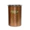 Kitchen Utensil Holder | Hammered Antique Copper Stainless Steel Tool Caddy, Flatware Caddy Organizer for Kitchen Countertop